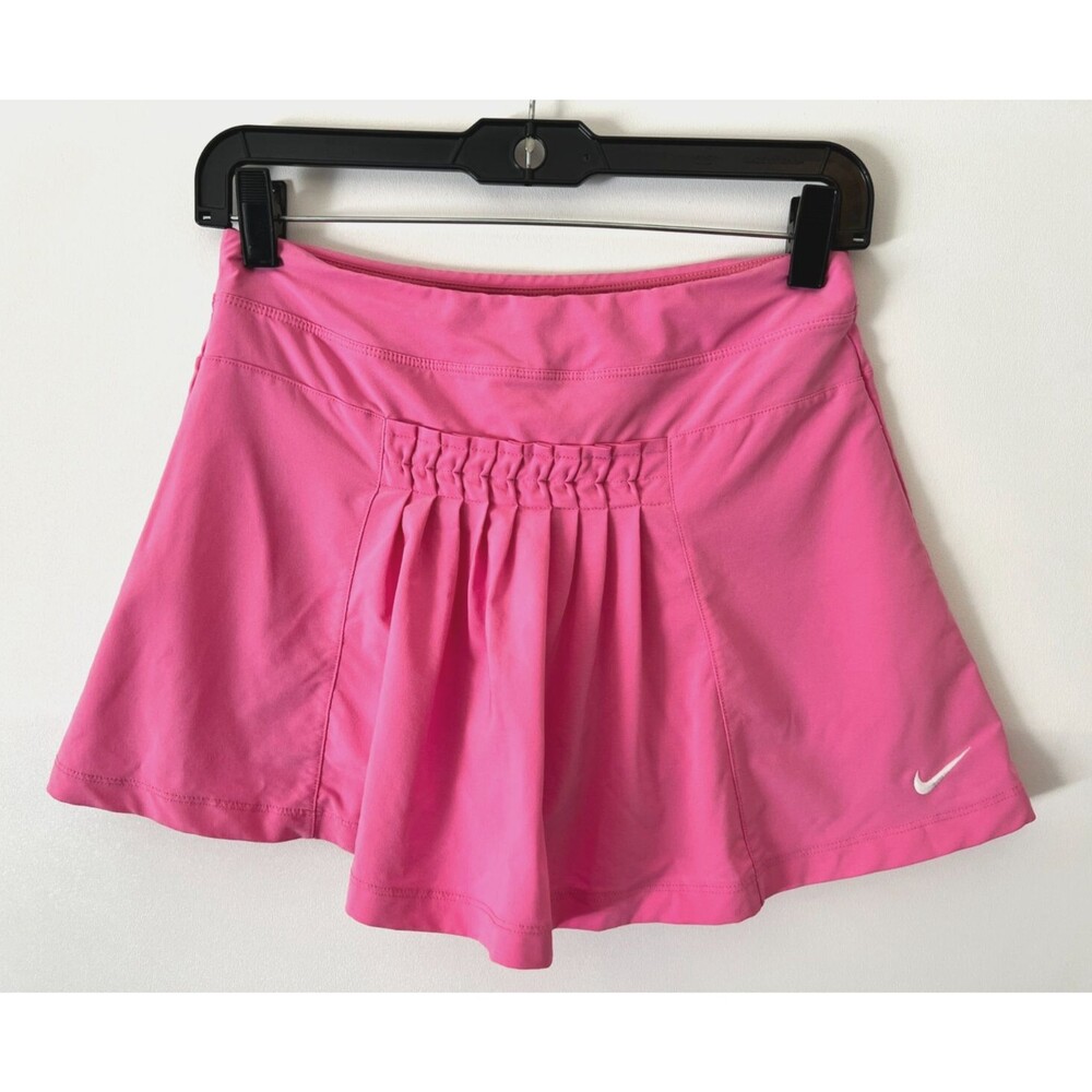 Nike Dri Fit Girls Skort Pink Youth Large Performace Sport Tennis Skirt Athletic